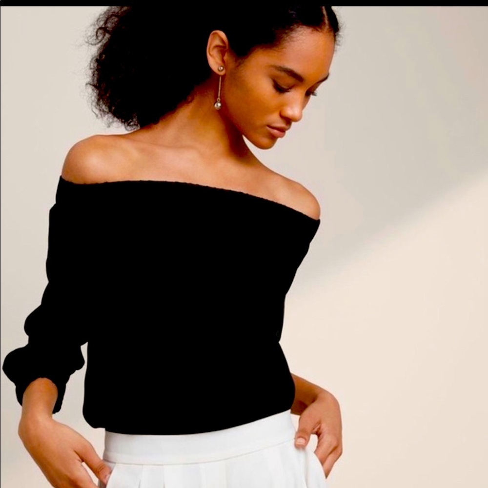 Babaton off the shoulder blouse
